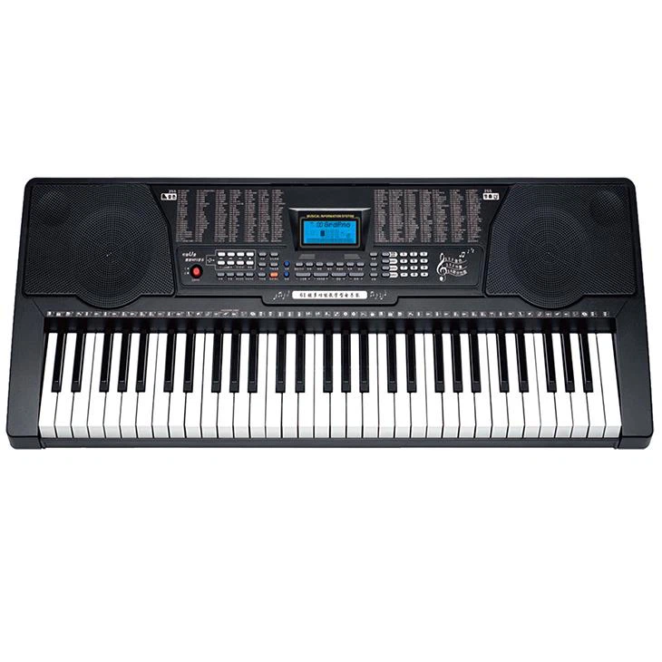 Електронна клавиатура за пиано с 61 светлинни клавиша