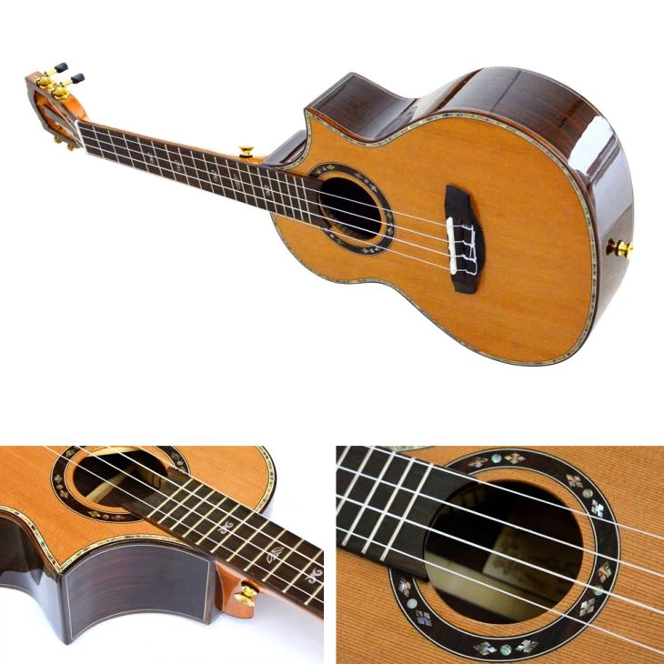 High Grade All Solid Handmade Tenor Ukulele
