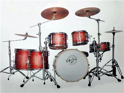 Червен комплект барабани